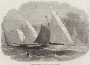 La régate de Lowestoft, match avec les Lateeners de Lowestoft